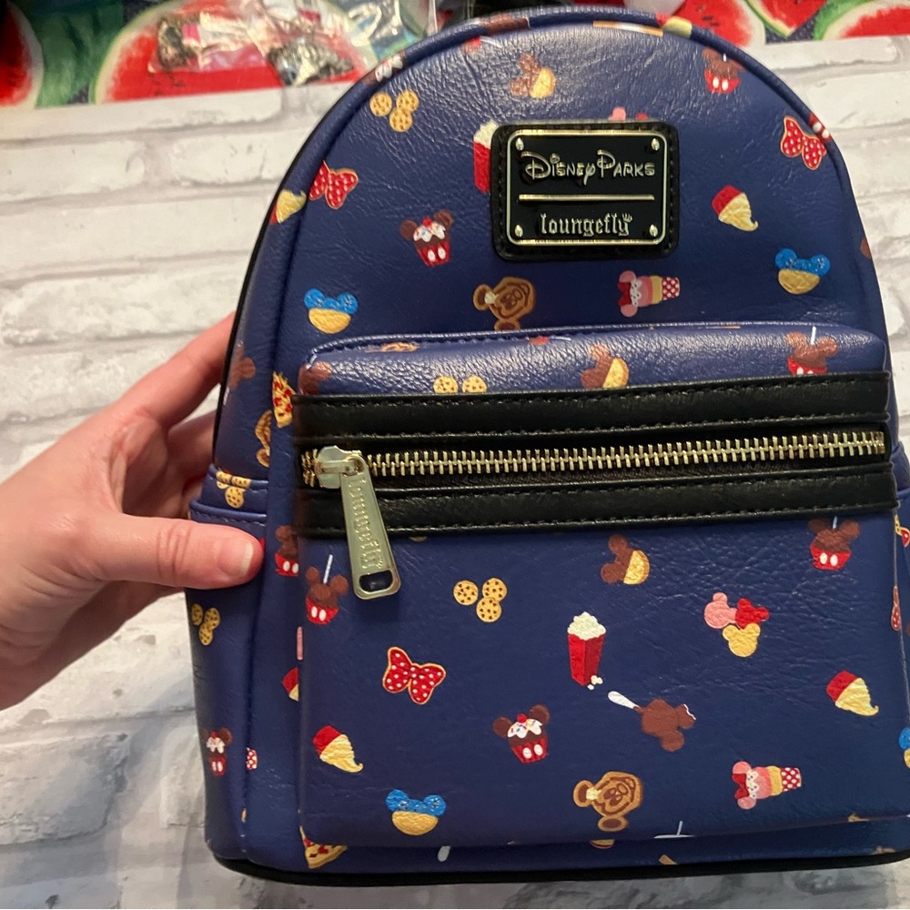 NWT (Rare) Limited Release Loungefly Disney Parks Snacks Backpack